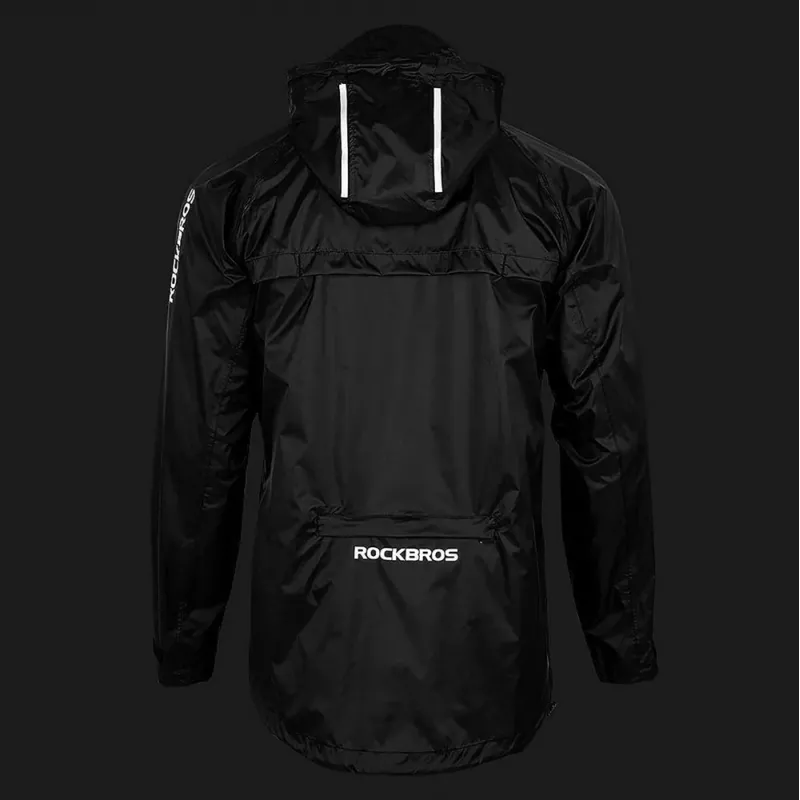 ROCKBROS YPY013BKXL sadetakki hengittävä tuulenpitävä XL - musta