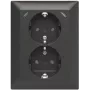 ABB Safety+ USB-kaksoispistorasia 2x USB-C, 15W, uppoasennus, polarvalkoinen 2TKA00006192