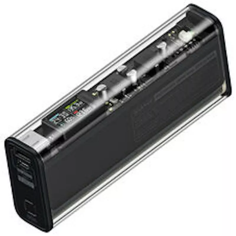 SHARGE Shargeek 140 -varavirtalähde, 20 000mAh, 140W, USB-C, USB-A - musta