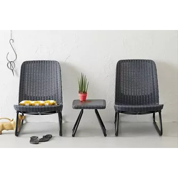 KETER puutarhakalustesarja Rio Patio Set harmaa