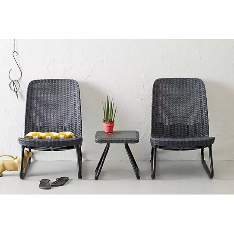 KETER puutarhakalustesarja Rio Patio Set harmaa