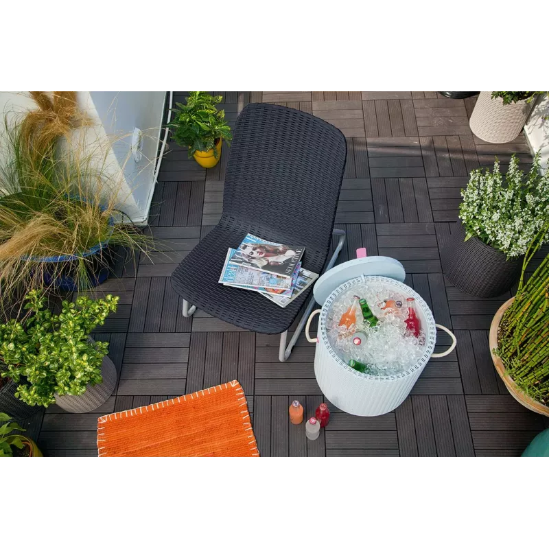 KETER puutarhakalustesarja Rio Patio Set harmaa