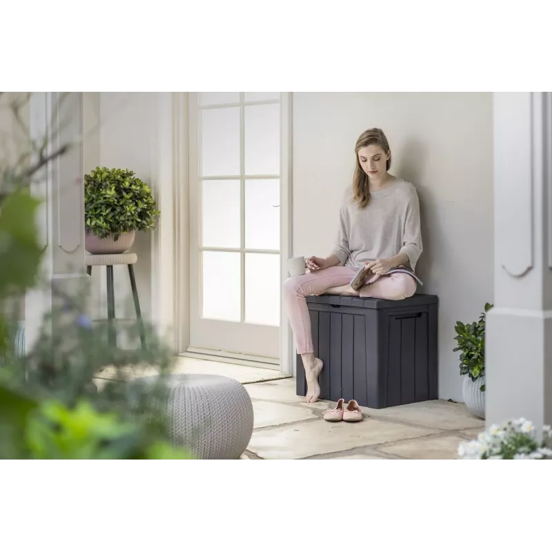 KETER Urban -säilytyslaatikko 113 L harmaa