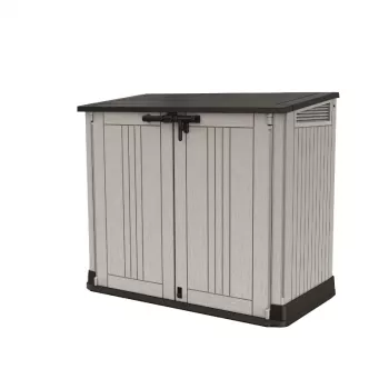 KETER MIDI-puutarha- ja parvekelatikko harmaa-musta 132x71,5x113,5 cm