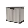 KETER MIDI-puutarha- ja parvekelatikko harmaa-musta 132x71,5x113,5 cm