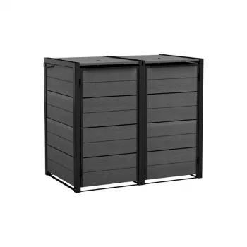 KETER Hide Away -jäteastia 2x240 L säilytysastia harmaa