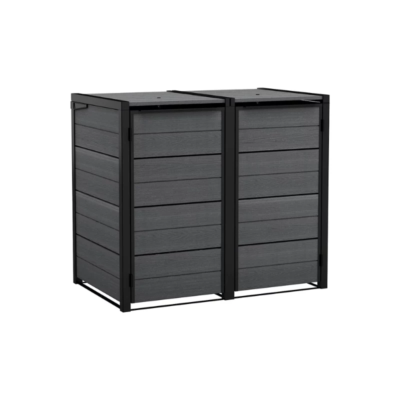 KETER Hide Away -jäteastia 2x240 L säilytysastia harmaa