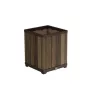 KETER Deco Square Tall Planter -kukkaruukku pähkinä