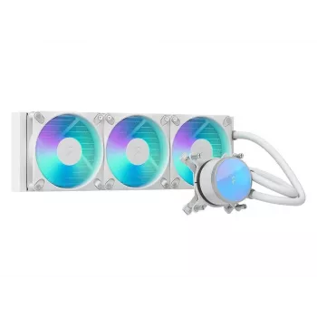 Fractal Design Radius 360 RGB AIO -nestemäinen CPU-jäähdytin, 360 mm, valkoinen