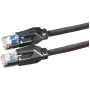 Dätwyler 21.05.0005 Cat 6 S/FTP -patchkaapeli, RJ-45-pistoke - RJ-45-pistoke, 0,5 m, musta, LSZH, 10 Gbps