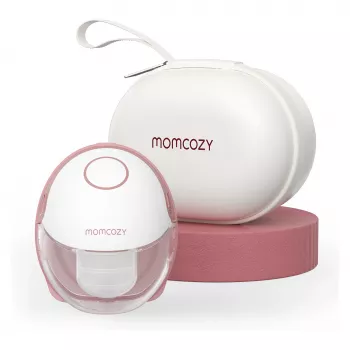 Momcozy - M6 -käsivapaa rintapumppu - punainen