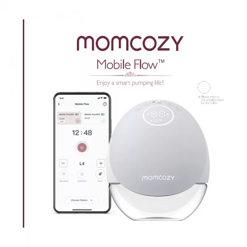 Momcozy - M9 -käsivapaa rintapumppu - punainen