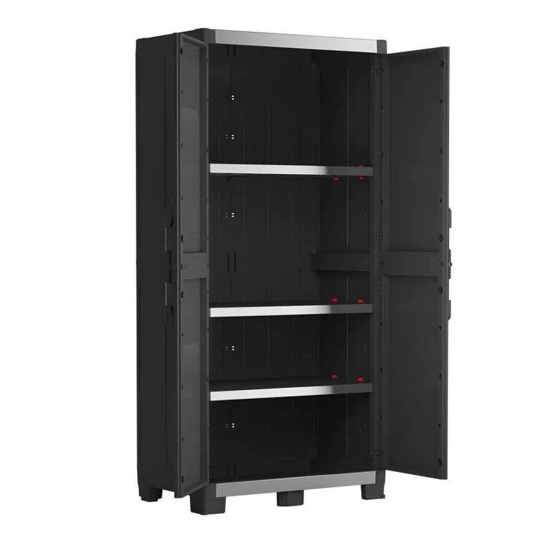 KETER XL Garage -korkea kaappi 89x54x188 cm musta