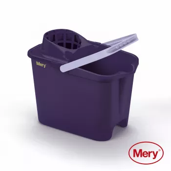MERY ämpäri 14L puristimella violetti