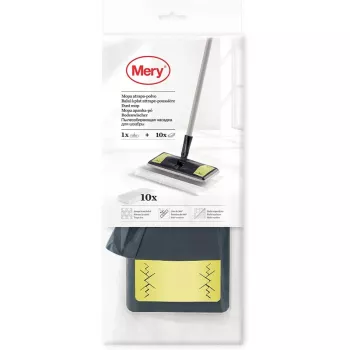 MERY lattialasta pölyn keräämiseen Dust Mop 25,8x10,5cm 10 liinalla 29,5x21,5cm