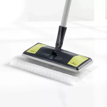 MERY lattialasta pölyn keräämiseen Dust Mop 25,8x10,5cm 10 liinalla 29,5x21,5cm