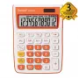 REBELL puolipöytälaskin RE-SDC912OR BX, 12-numeroinen LCD, Dual-Power, musta/hopea