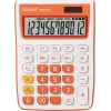 REBELL puolipöytälaskin RE-SDC912OR BX, 12-numeroinen LCD, Dual-Power, musta/hopea