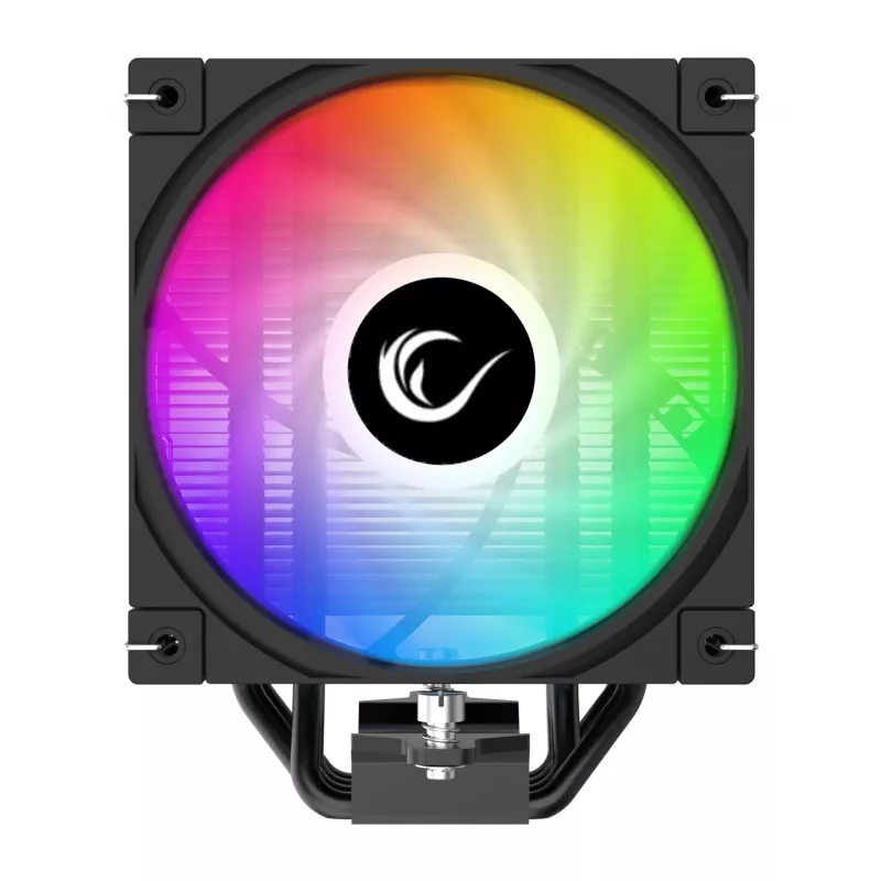 Rampage RM-C180 FROSTY ARGB 120mm CPU-ilmajäähdytin, 180W TDP, musta