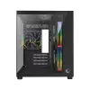 Rampage LUMID PC-kotelo M-ATX 3x tuuletin ARGB musta