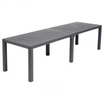 KETER puutarhapöytä Julie Double Table (2 kokoonpanoa) harmaa
