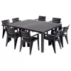 KETER puutarhapöytä Julie Double Table (2 kokoonpanoa) harmaa