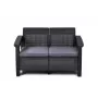 KETER puutarhasohva Doppel-Corfu Love Seat harmaa