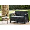 KETER puutarhasohva Doppel-Corfu Love Seat harmaa