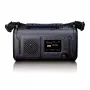 Lenco PDR-055 hätäradio DAB+ FM aurinko käsikampi USB-C varavirtalähde taskulamppu SOS IPX4