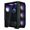 Zalman N7 PLUS V2 ATX Midi-Tower PC-kotelo, 7 x 120 mm ARGB-tuuletinta, karkaistu lasi, musta