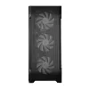 Zalman N7 PLUS V2 ATX Midi-Tower PC-kotelo, 7 x 120 mm ARGB-tuuletinta, karkaistu lasi, musta