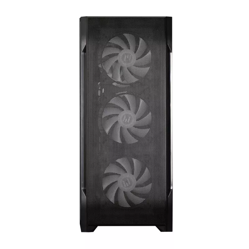 Zalman N7 PLUS V2 ATX Midi-Tower PC-kotelo, 7 x 120 mm ARGB-tuuletinta, karkaistu lasi, musta