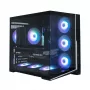 Zalman D40, ATX Mid Tower PC-kotelo, 7 x 120 mm ARGB-tuuletinta, musta