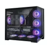 Zalman D40, ATX Mid Tower PC-kotelo, 7 x 120 mm ARGB-tuuletinta, musta