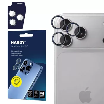 3MK PROTECTION Apple iPhone 18 Pro / 18 Pro Max – HARDY Lens Protection Pro musta