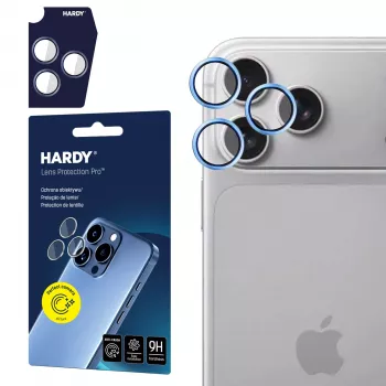3MK PROTECTION Apple iPhone 18 Pro /18 Pro Max – HARDY Lens Protection Pro vaaleansininen