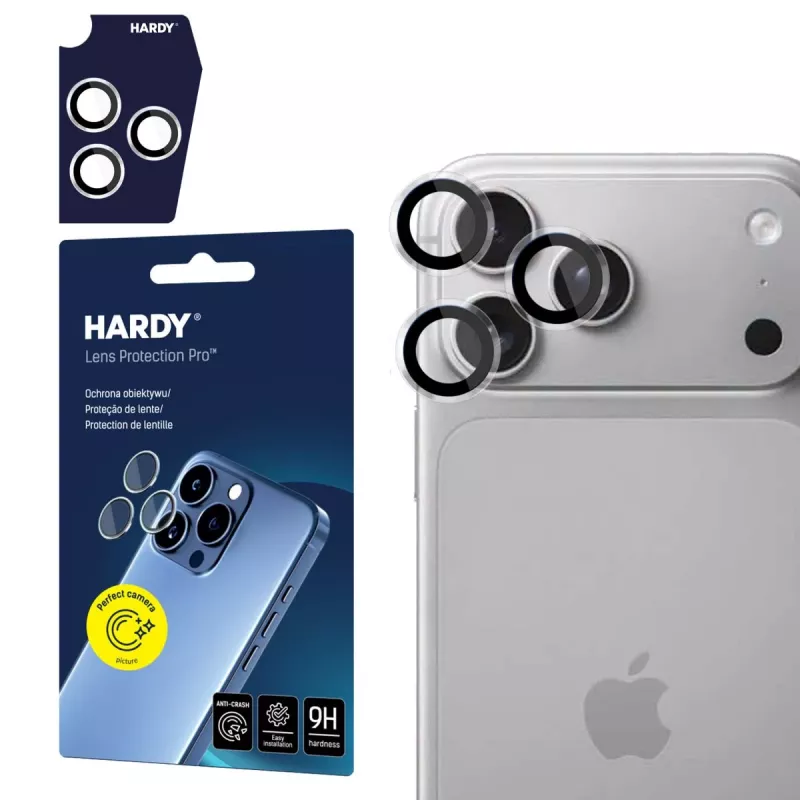 3MK PROTECTION Apple iPhone 18 Pro / 18 Pro Max – HARDY Lens Protection Pro läpinäkyvä