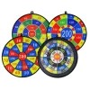 LEAN TOYS pelisetti tikkaulu 36 cm kilpi tarrakuulilla