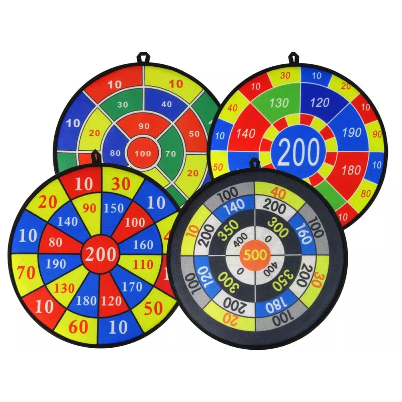 LEAN TOYS pelisetti tikkaulu 36 cm kilpi tarrakuulilla