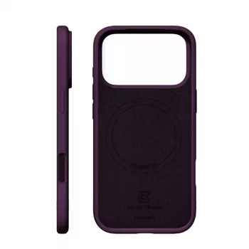 Crong Color Cover Magnetic – MagSafe-kuori iPhone 18 Pro / 17 Pro (luumunvärinen)