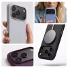Crong Color Cover Magnetic – MagSafe-kuori iPhone 18 Pro / 17 Pro (harmaa)