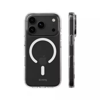 Crong Clear MAG Cover – MagSafe-kuori iPhone 18 Pro Max / 17 Pro Max (läpinäkyvä)
