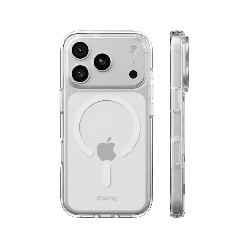 Crong Clear MAG Cover – MagSafe-kuori iPhone 18 Pro Max / 17 Pro Max (läpinäkyvä)