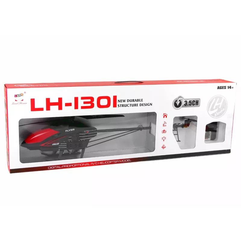LEAN TOYS LH-1301 2,4G kauko-ohjattava helikopteri musta