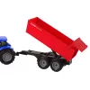 LEAN TOYS traktori perävaunulla maatalousajoneuvo maatila sininen
