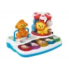 LEAN TOYS värikäs piano eläimillä pienille lapsille