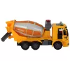 LEAN TOYS betoniauto kääntyvällä rummulla, ääni, valo, keltainen, 1:16