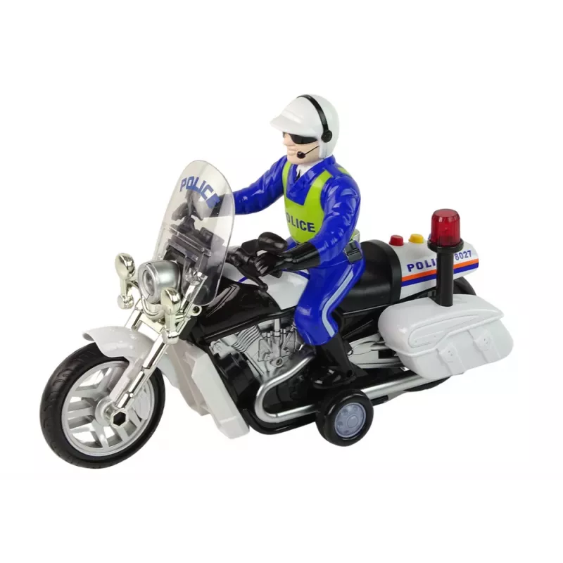 LEAN TOYS poliisimoottoripyörä moottori poliisiäänet valot poliisiauto