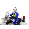 LEAN TOYS poliisimoottoripyörä moottori poliisiäänet valot poliisiauto
