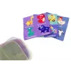 LEAN TOYS pehmeä nenäliinalaatikko 6 kangasta ja 3 rapisevaa värikästä liinaa